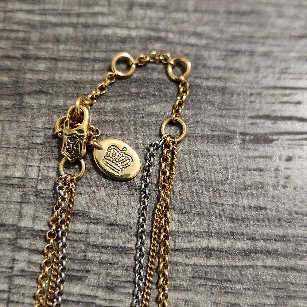 Juicy Couture vintage 3 strand necklace - Picture 3 of 5